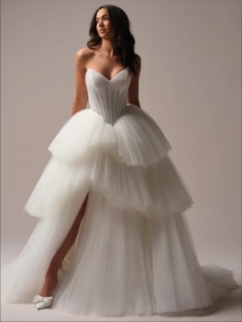 Maggie Sottero Yurianna #0 default All Diamond White (gown with Diamond White Illusion) thumbnail