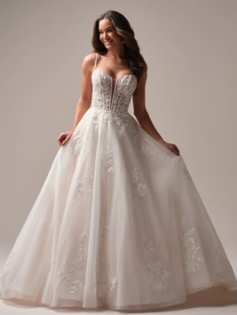 Rebecca Ingram Jude #0 default All Ivory (gown with Ivory Illusion) thumbnail