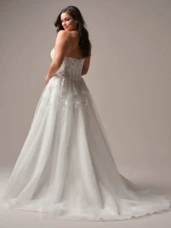 Rebecca Ingram Paige #2 Ivory/Soft Blush thumbnail
