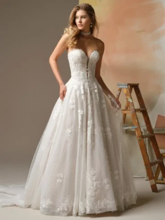 Maggie Sottero Jennifer #0 default Ivory/Blush (Ivory Illusion) thumbnail