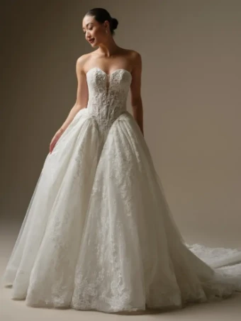 Sottero and Midgley Zulani #0 default All Ivory (Ivory Illusion) thumbnail