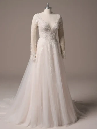 Rebecca Ingram Honor #4 Ivory/Soft Blush thumbnail