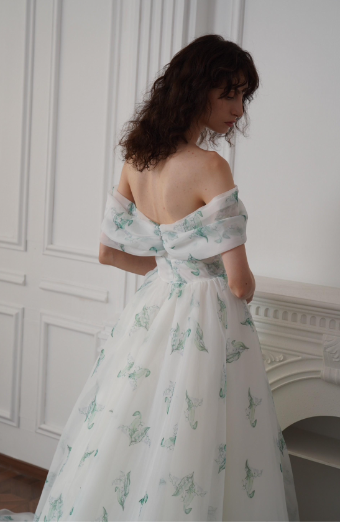 Ania Exclusive WP2516P-use WP2515 fabric (Teresa Atelier) #1 Floral Print thumbnail