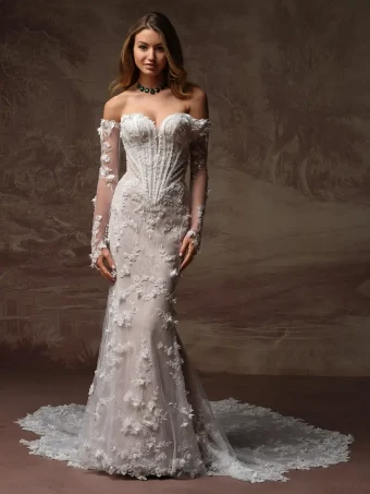 Maggie Sottero Stasia #4 Ivory/Blush (Ivory Illusion) thumbnail