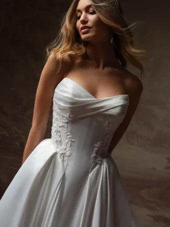 Rebecca Ingram Gigi #2 All Ivory (Ivory Illusion) thumbnail