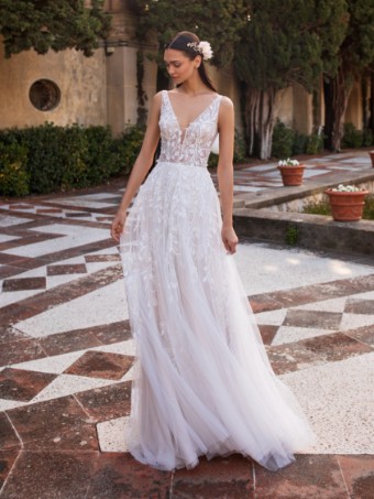 Pronovias Style #Elara #0 default OffWhite/Crystal thumbnail