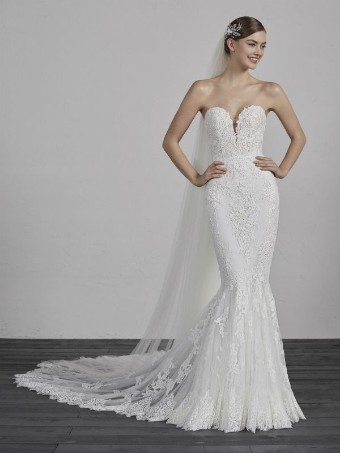 Pronovias Style #Ermin #0 default OffWhite/Crystal thumbnail