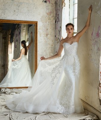 Lazaro Style #Harlow #0 default Ivory thumbnail