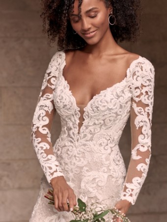Maggie Sottero Tuscany Royale #2 default Ivory over Misty Mauve (gown with Nude Illusion) thumbnail