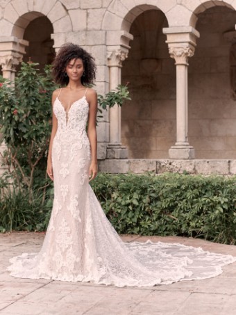 Maggie Sottero Tuscany Royale #0 default Ivory over Misty Mauve (gown with Nude Illusion) thumbnail