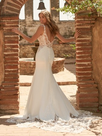 Maggie Sottero Style #Mayuri #1 default Ivory (gown with Natural Illusion) thumbnail