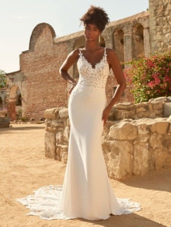 Maggie Sottero Baxley #0 default All Ivory (gown with Ivory Illusion) thumbnail