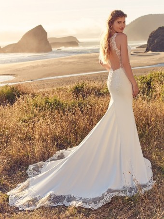 Rebecca Ingram Style #Bellarose #1 default Ivory (gown with Natural Illusion) thumbnail