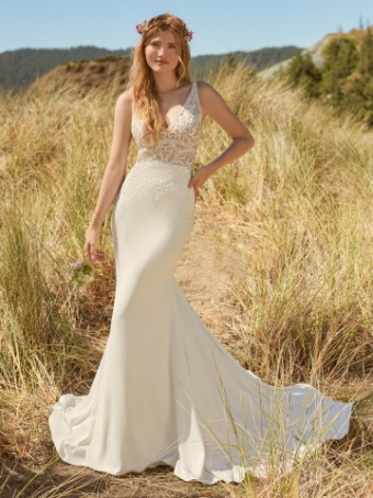 Rebecca Ingram Style #Calista #0 default Ivory (gown with Natural Illusion) thumbnail