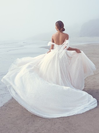 Sottero and Midgley Shasta #1 default Ivory over Mocha (gown with Natural Illusion) thumbnail