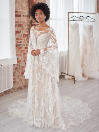Sottero and Midgley Style #Brooklyn #0 default Ivory over Mocha (gown with Natural Illusion) thumbnail