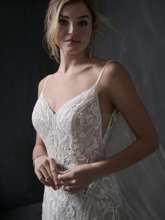 Sottero and Midgley Style #Liam #2 All Ivory (gown with Ivory Illusion) thumbnail