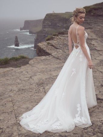 Rebecca Ingram Elsinore #1 default Ivory over Soft Blush (gown with Natural Illusion) thumbnail