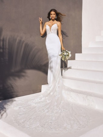 Pronovias Style #Izara #0 default Off White/Nude/Nude thumbnail
