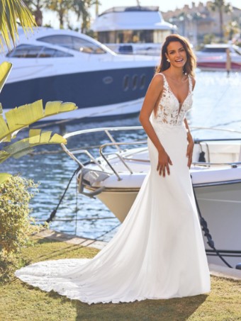 Pronovias Style #Marlow #0 default Off White/Nude thumbnail