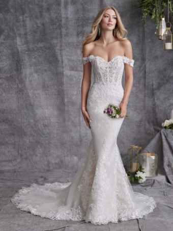 Maggie Sottero Harlem Lane #0 default Ivory over Blush (gown with Natural Illusion) thumbnail