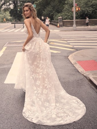 Maggie Sottero Keisha #1 default Ivory over Blush (gown with Natural Illusion) thumbnail