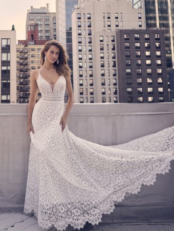Maggie Sottero Style #Hillary #0 default Ivory over Pearl (gown with Natural Illusion) thumbnail