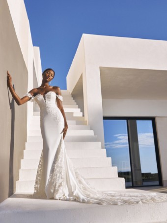 Pronovias Style #Octavia #0 default Off White/Nude thumbnail