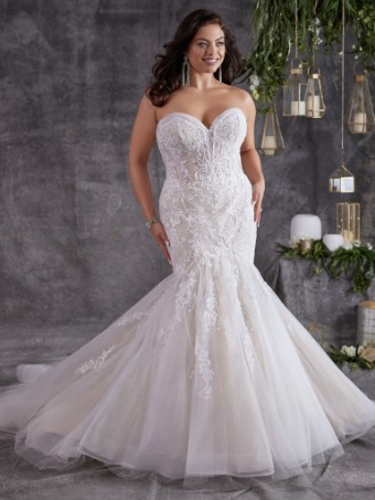 Maggie Sottero Danielle #0 default Ivory over Pearl (gown with Natural Illusion) thumbnail