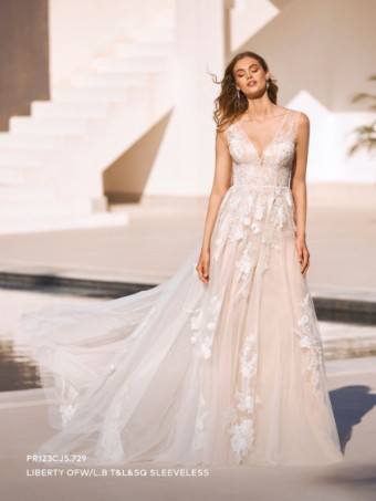 Pronovias Style #Liberty #0 default OffWhite/LtBeige (PR123CJ5.729) thumbnail