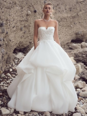 Sottero and Midgley Style #Italiana #0 default Ivory with Silver Accent thumbnail