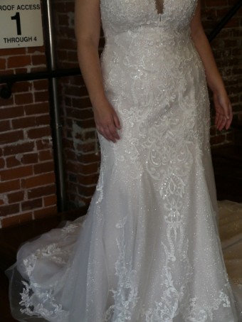 Maggie Sottero Frederique #2 default Ivory over Misty Mauve (gown with Natural Illusion) (pictured) thumbnail