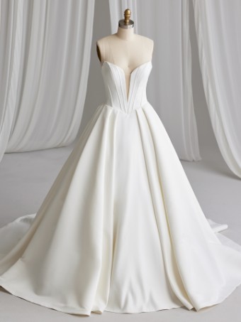 Maggie Sottero Derrick #5 Ivory (gown with Natural Illusion) thumbnail