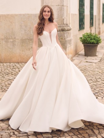 Maggie Sottero Derrick #2 Ivory (gown with Natural Illusion) thumbnail