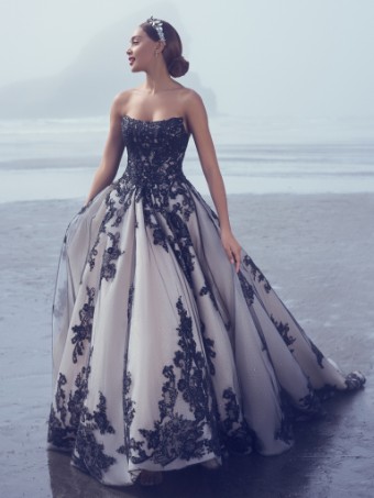 Sottero and Midgley Style #Norvinia #0 default Black/Champagne thumbnail