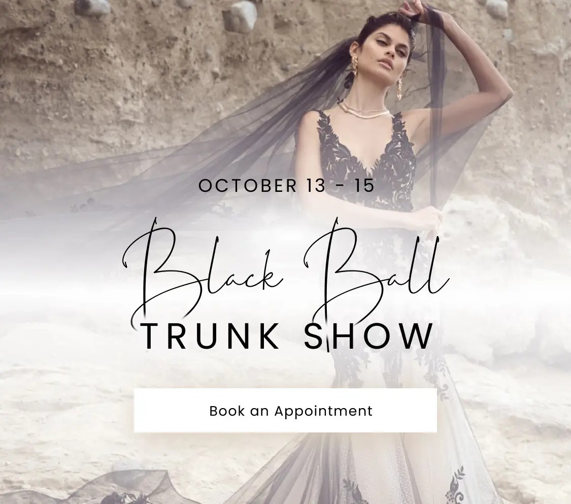 Black Ball Trunk Show Banner for Mobile