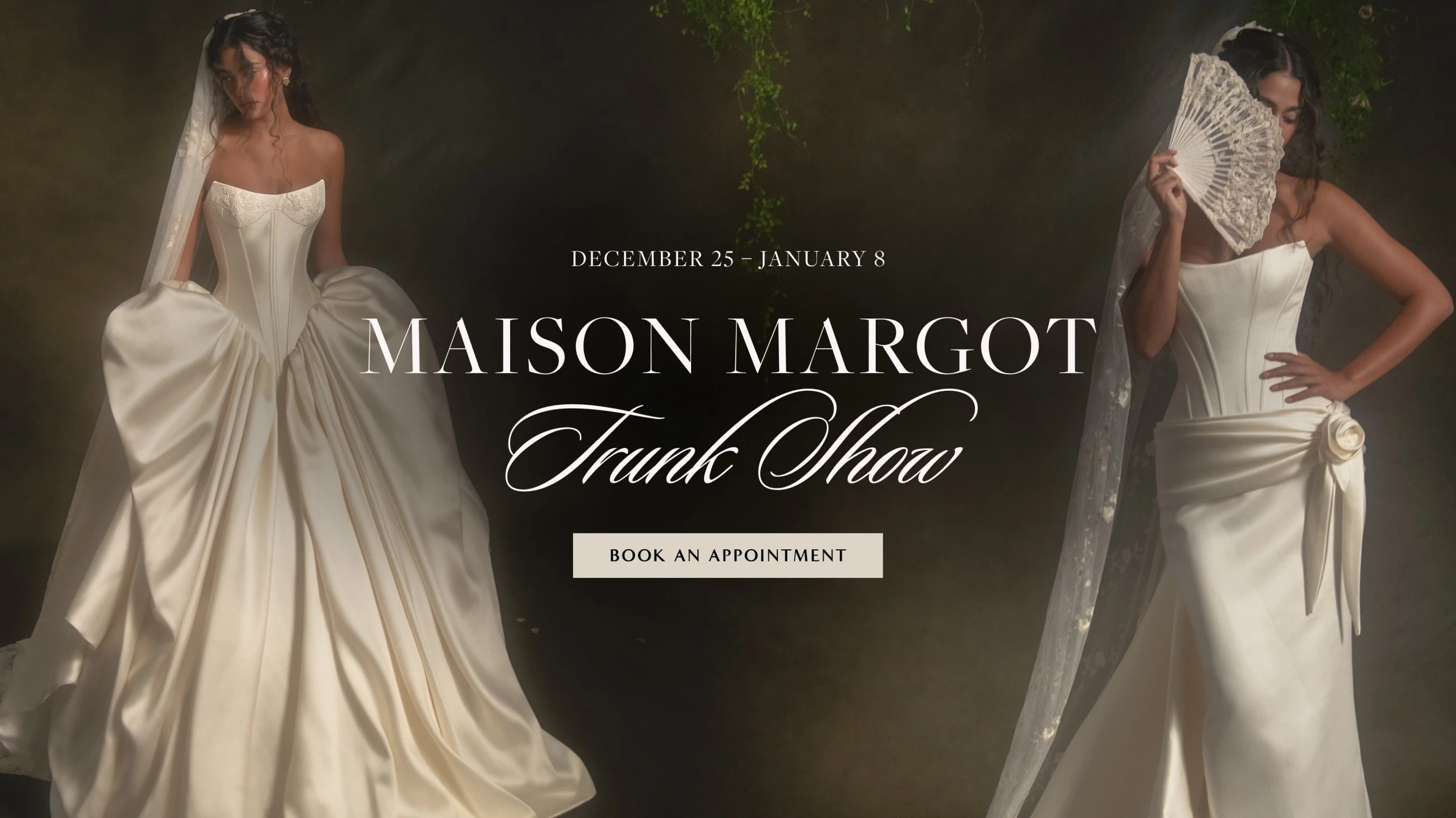 Maison Margot Trunk Show Desktop Banner